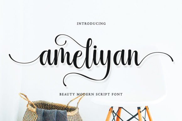 Ameliyan: The Perfect Script Font for Your Brand's New Look