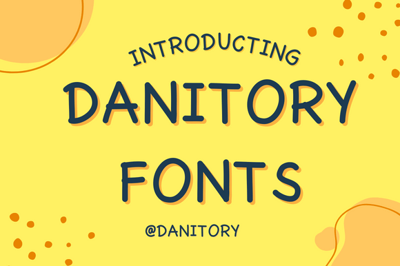 Bring Your Handmade Creations to Life with Danitory Font