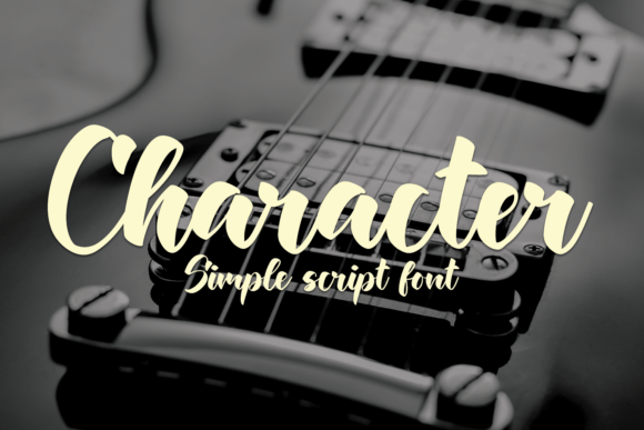 Character: A Handwritten Font for Editorial Elegance
