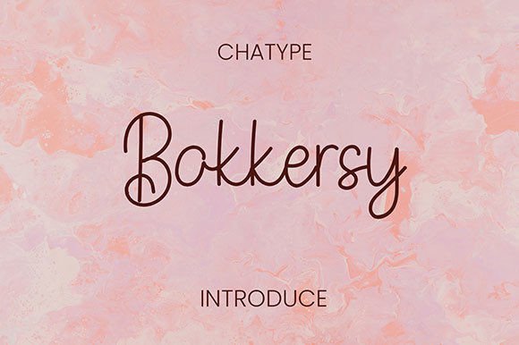 Discover Bokkersy: A Handwritten Script Font for Editorial Charm