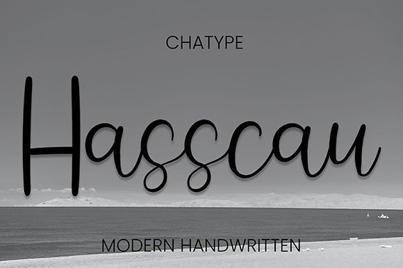 Discover Hasscau: A Versatile Handwritten Font for Web Design