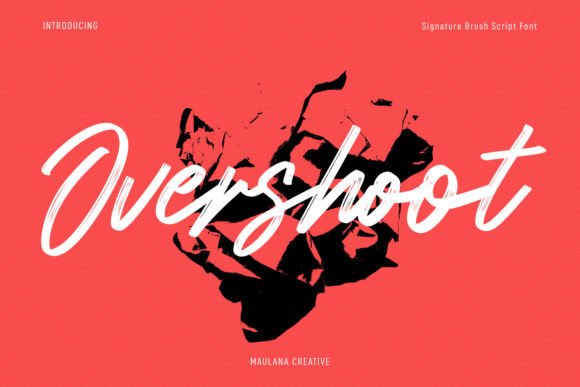 Discover the Charm of Overshoot: A Versatile Script Font