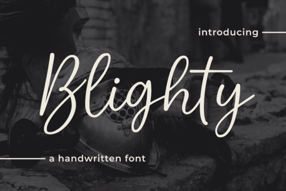 Discovering Blighty: A Perfect Handwritten Font for Branding