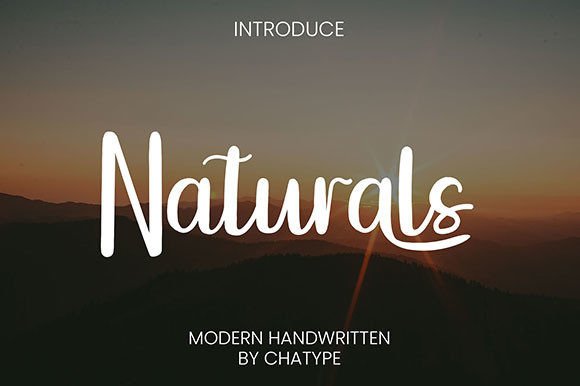 Discovering Naturals: A Handwritten Font for Editorial Charm