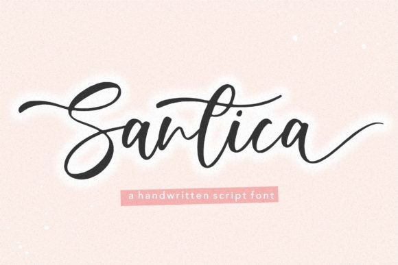 Discovering Santica: A Handwritten Font for Creative Branding