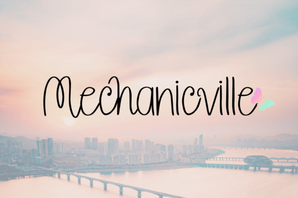 Enhance Your Brand with Mechanicville: A Quirky Handwriting Font
