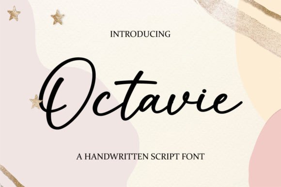 Enhance Your Brand with Octavie: A Delicate Handwritten Font