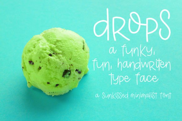 Exploring Drops: A Script Font with Flair