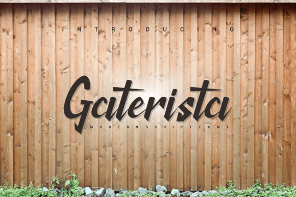 Gaterista: A Script Font with Bold Elegance