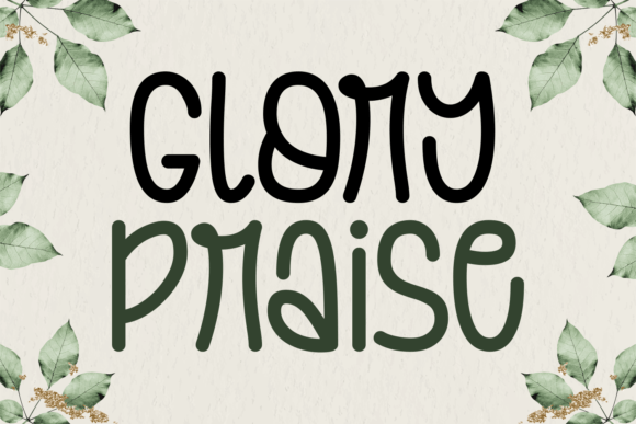 Glory Praise: A Modern Script Font for Stunning Web Design