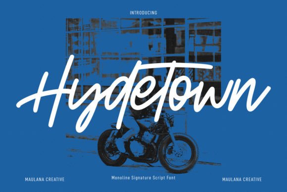 Hydetown: A Versatile Script Font for Creative Makers