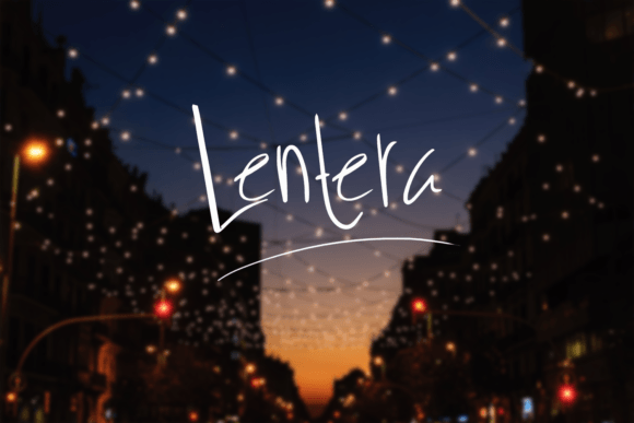 Lentera: A Signature Font for Creative Makers