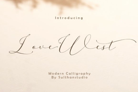 Love West: A Font for Polished and Memorable Branding