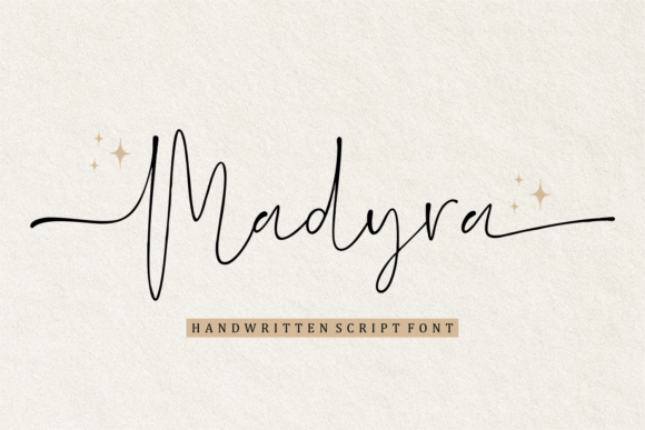 Madyra: A Handwritten Font for Elegant Editorial Design