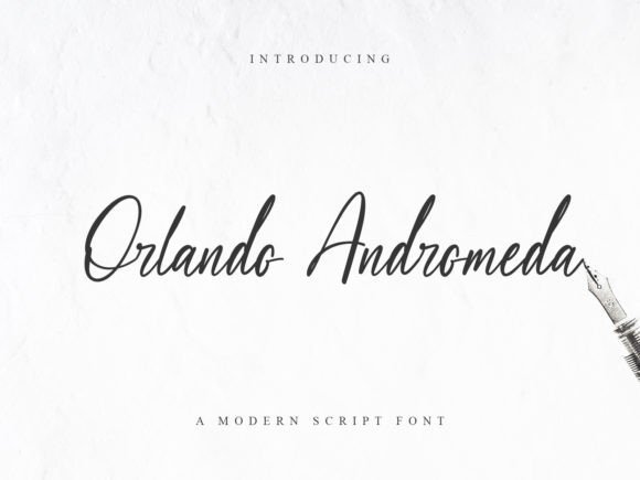 Orlando Andromeda: A Modern Script Font for Editorial Elegance