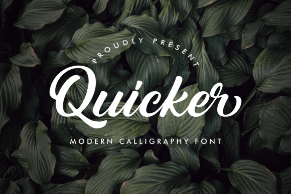 Quicker: The Perfect Script Font for Engaging Visuals