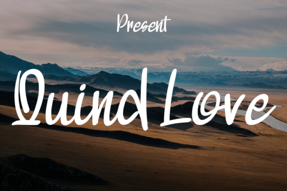 Quind Love: A Modern Script Font for Elegant Web Designs