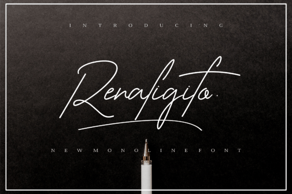 Renaligito: A Handwritten Font for Editorial Elegance