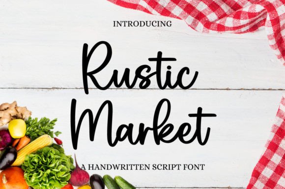 Rustic Market: A Charming Script for Creative Projects