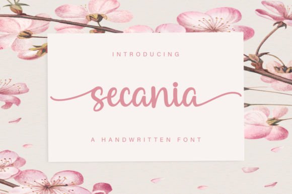 Secania: A Versatile Handwritten Font for Creative Branding