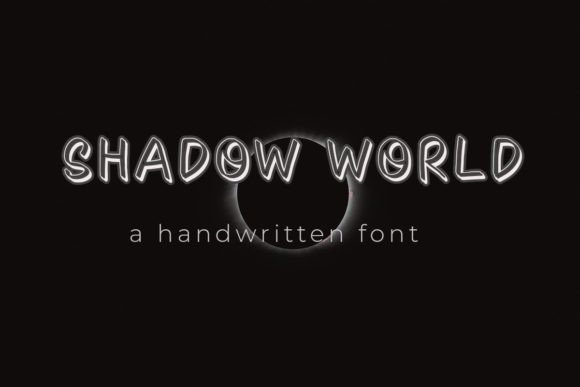 Shadow World: A Versatile Handwritten Font for Creative Branding