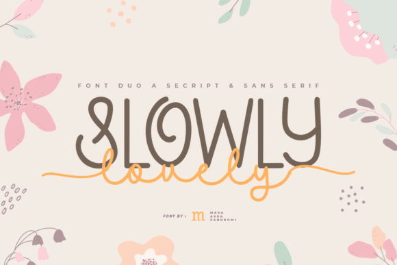 Slowly Lovely Duo: A Stylish Font for Modern Web Design