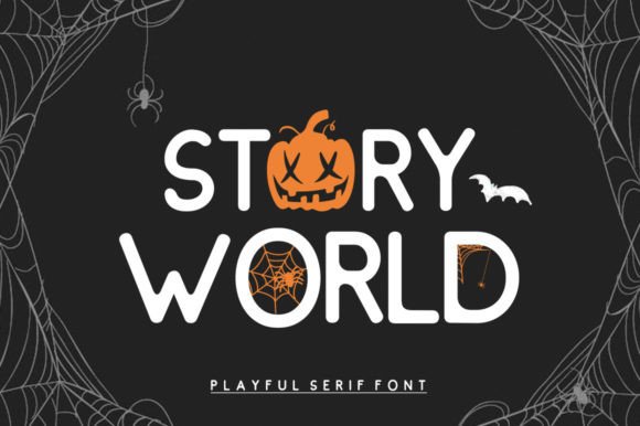 Story World: A Playful Handwritten Font for Engaging Brand Content