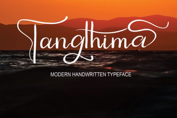 Tangthima: A Script Font with Elegance and Charm