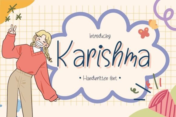 Transform Your Brand with Karishma: A Charming Handwritten Font