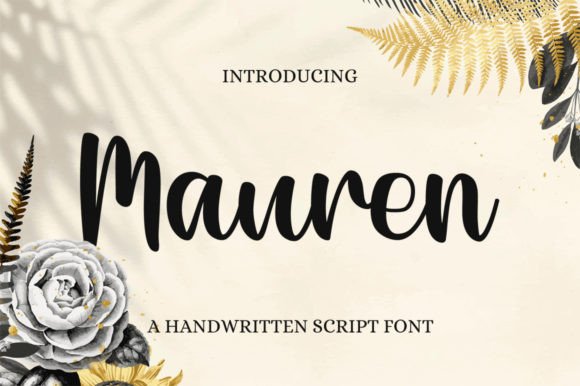 Transform Your Brand with Mauren: A Timeless Handwritten Font