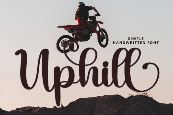 Uphill: A Handwritten Font for Elegant Branding