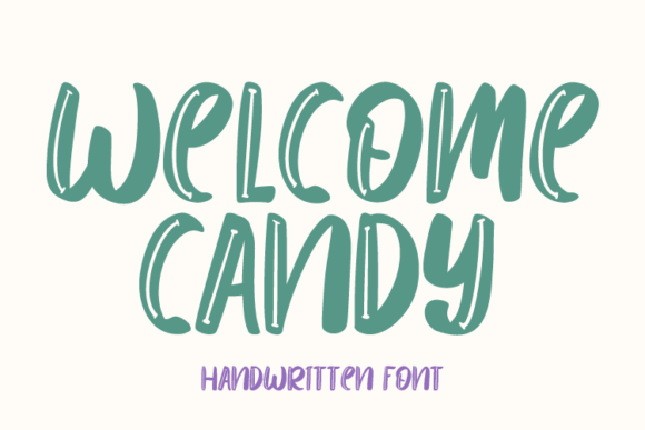 Welcome Candy: A Delicate Handwritten Font for Elegant Branding