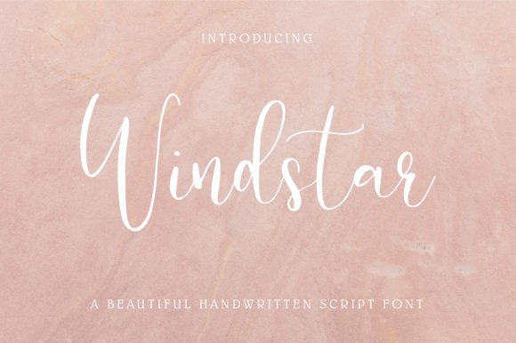Windstar: A Chic and Trendy Handwritten Font for Editorial Design